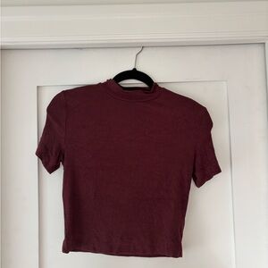 Aritzia Burgundy Top